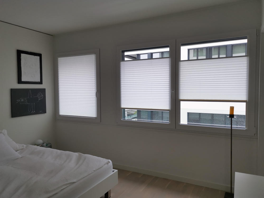 Teba tende plissettate camera da letto Teba tende plissettate camera da letto