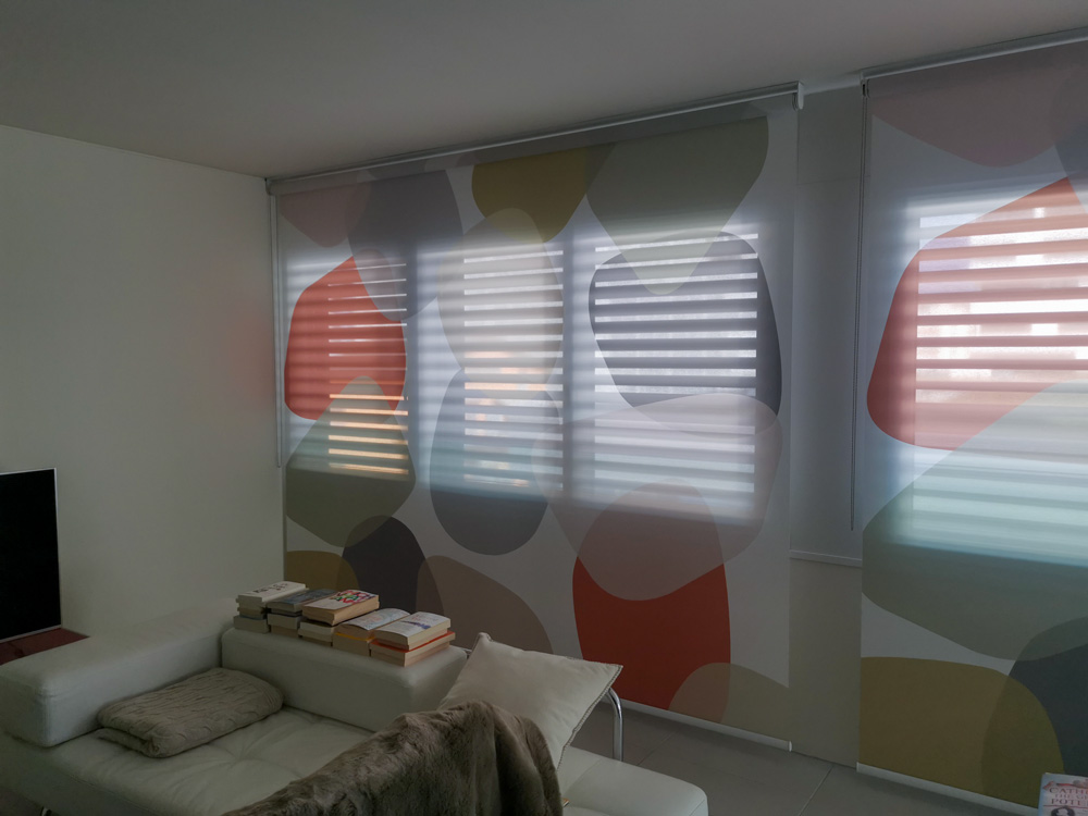 Tende a rullo Création Baumann3 Tende a rullo Création Baumann soggiorno